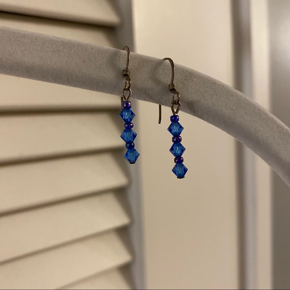 Swarovski Crystal Drop Earrings - Picture 2 of 6